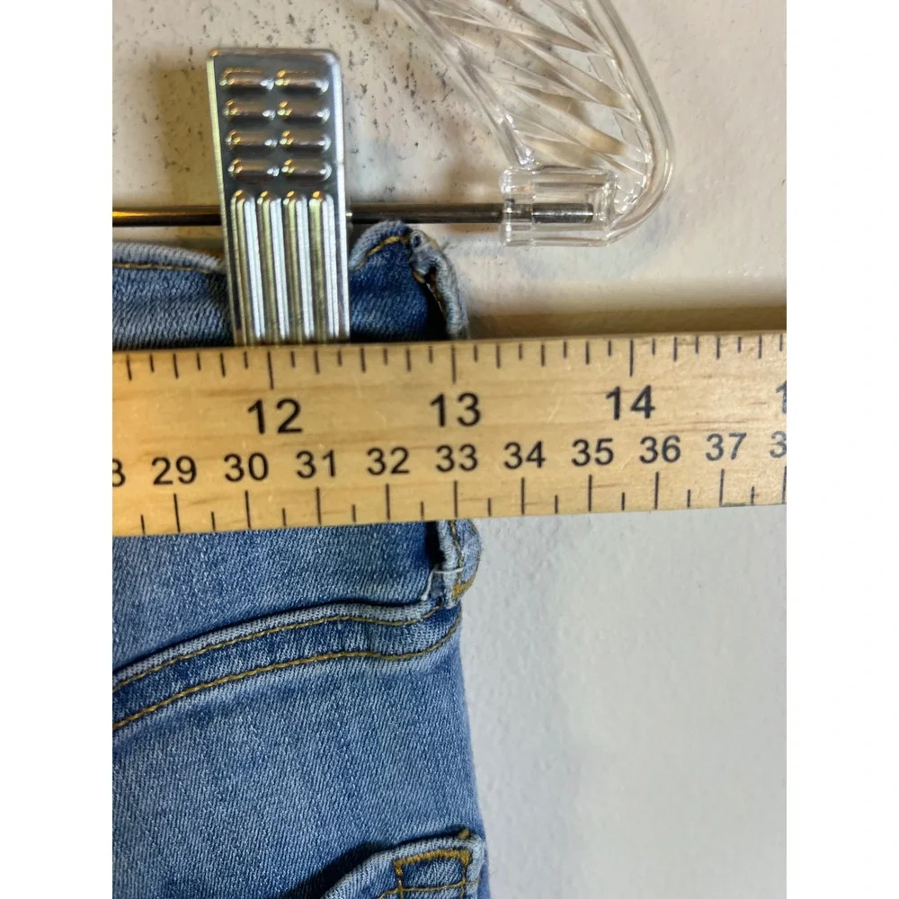 Free People Womens‎ Skinny Jeans Distressed Knee Blue 26